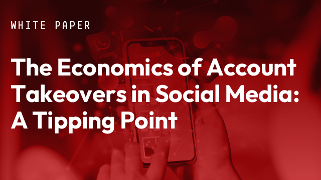 The Economics of Account Takeovers in Social Media